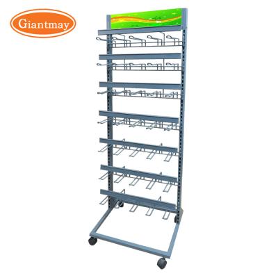 China Multi-Function Display Metal Shelf Small Battery Rack for sale
