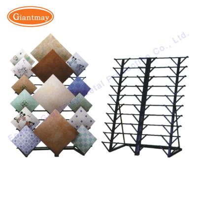 China Metal Floor Cermaic Shelf For Tile Display Stand Rack for sale