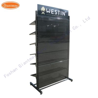 China Metal Pegboard Shelves for Sale Retail Shop Store Rack Product Display for sale