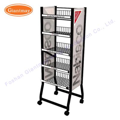 China OEM ODM Metal Chip And Candy Display Racks For Shop for sale
