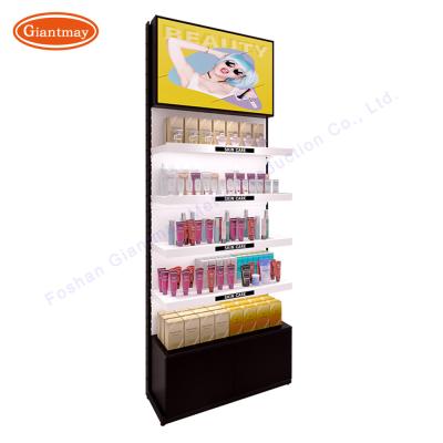 China Retail Shop Cosmetics Display Stand Metal Stable Structure OEM ODM for sale
