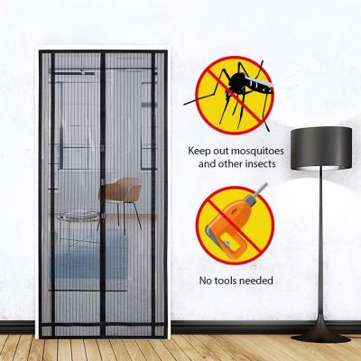 China Magnetic Anti Mosquito Net Door, Insect Net Door Curtains,Automatic Closing Mesh Kitchen Door Screen Anti Bugs for sale