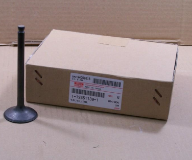ISP Genuine Engine Part 1-12551139-0 1125511390 1-87618344-0 in Valve Intake Inlet Valve for 4bd1 6bd1 4bg1 6bg1