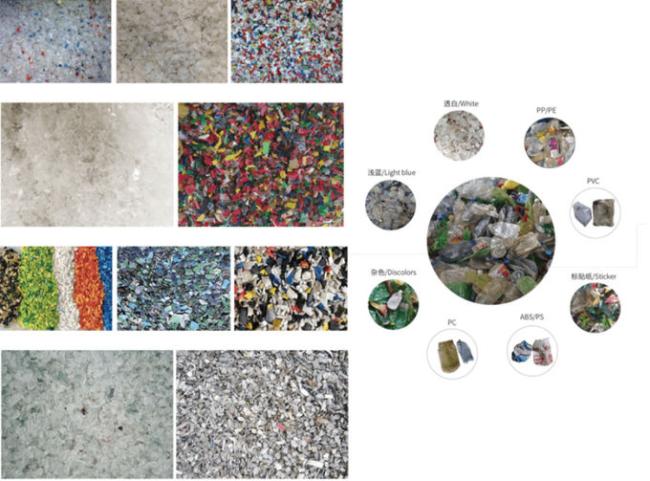 Plastic Color Sorter for Recycling Industries CCD Optical plastic color sorting machine