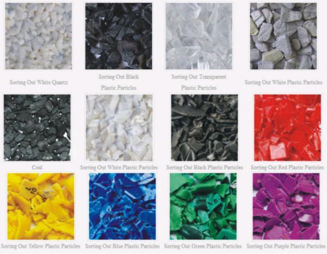 Plastic Color Sorter for Recycling Industries CCD Optical plastic color sorting machine