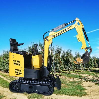 China Orchard Digging Trenches Construction 1 Ton Micro Crawler Excavator for sale