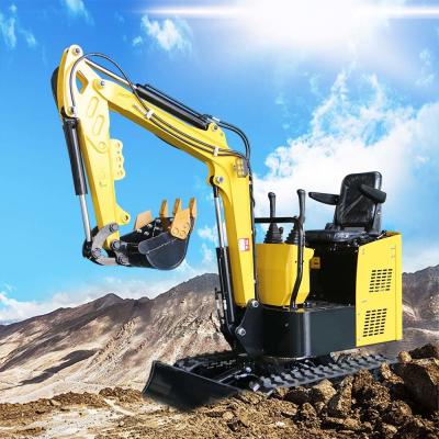 China Hydraulic Mini Excavator 1000kg CE Compact Digging Equipment Tiny Diggers for sale