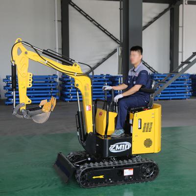 China Farmland 1t Small Digger Maximum Excavation Height 2620mm Agricultural Track Mini Excavator for sale