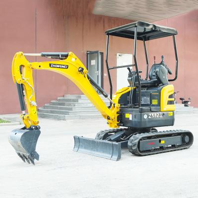 China Hydraulic Excavator Machine 2 Tone Hightop Mini Digger With Telescopic Track Chassis for sale