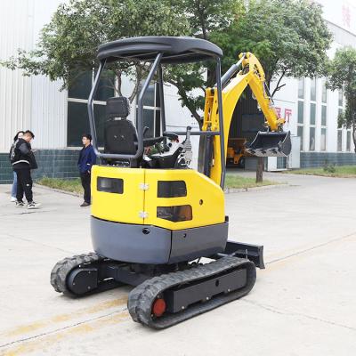 China Maximum Excavation Depth 2200mm Mini Excavator 1800kg Small Digging Machine for sale