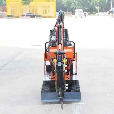 China High Fuel Efficiency 0.8 T Crawler Mounted Hydraulic Excavator Mini Garden Digger for sale