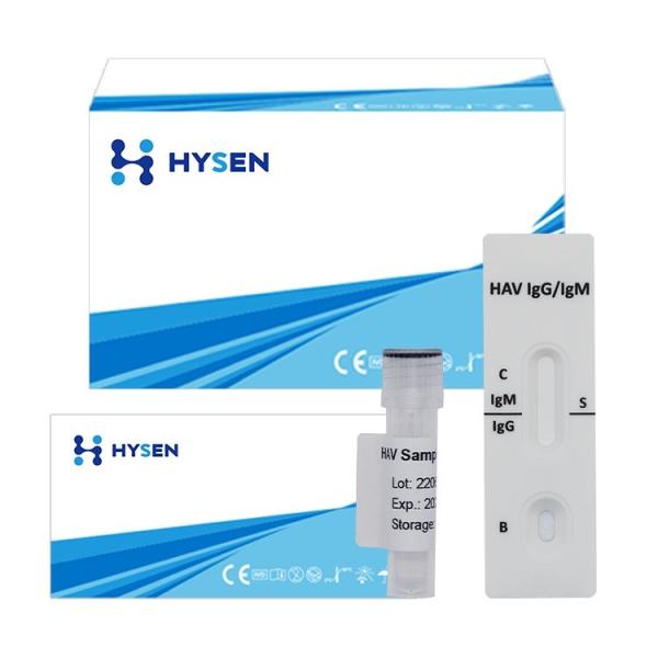 Quality Convenient Hepatitis A Test Kit Antigen HAV Cassette Antigen Strip Hav-Igm Diagnostic for sale