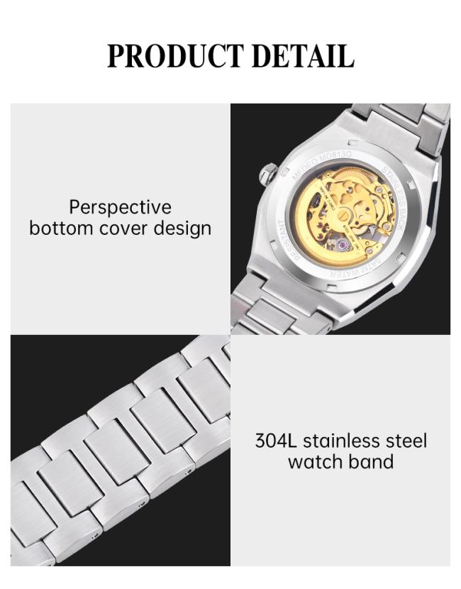 Wrist shot demonstrating the watch's comfortable fit and presence