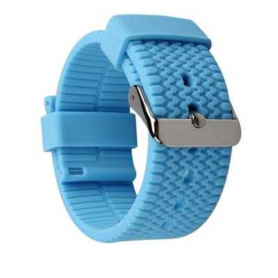 China Stretchy Silicone Rubber Watch Band Tire Grain Custom Sizes With Varied Colors for sale