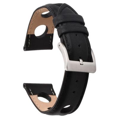 China Cowhide Leather Watch Strap Bands Adjustable Size 18 19 20 21 22 24mm for sale