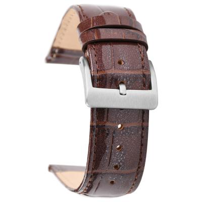 China High Polished Vegan Leather Watch Strap ROHS Certificate For Weatern Watches for sale