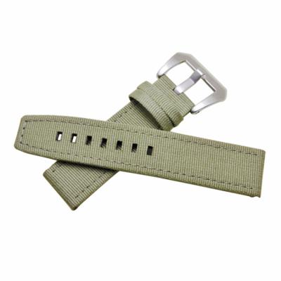 China Wrist Watch Canvas Strap 22mm , SHX Multi Color Watch Band for sale
