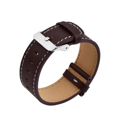 China Men Cowhide Watch Band 18mm 20mm 22mm 24mm Width for sale