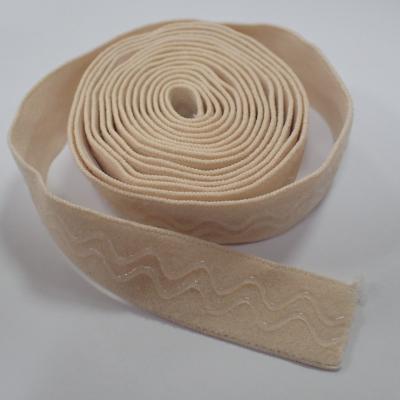 China Nylon Custom Elastic Belt Silicone Printed Embossed Logo For Underwear for sale