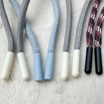 China 70cm Draw String Cord With Plastic Tips Shoe Lace For Garments Or Shoes for sale