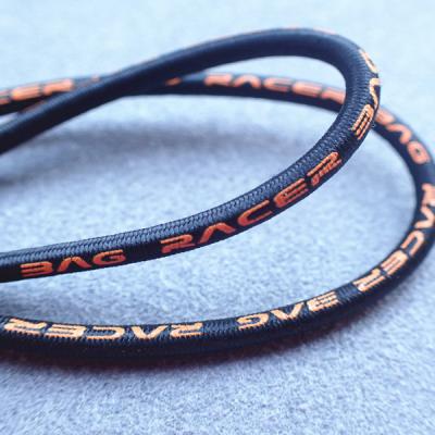 China Elastic Rubber Core 10mm Braided Bungee Cord for sale