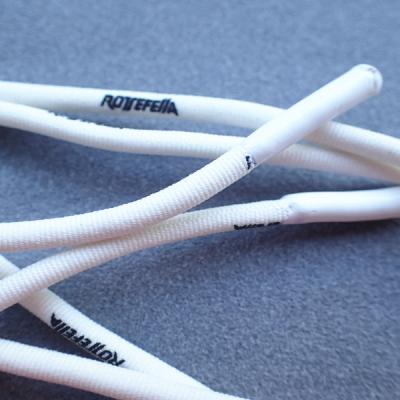 China Dipped Silicone Ends 3mm Draw String Cord For Sportswear for sale