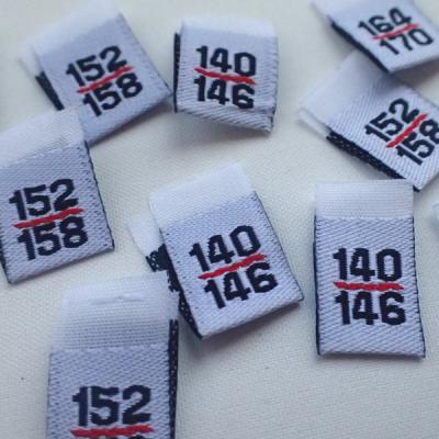 China Costurar na mitra do algodão dobram etiquetas imprimíveis da roupa à venda