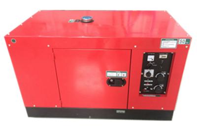 China Soundproof  Air Cooled Portable Diesel Generator Set 5kva 6kva with wheels for sale