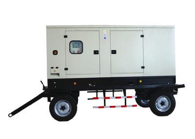 China 40kw 50kva Mobile Genset Diesel Generator Set Trailer Type With Wheels for sale