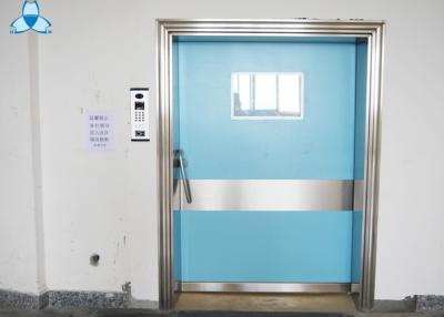 China Outside Powder Coated Hospital Air Filter Blue Color With Single Swing Door for sale