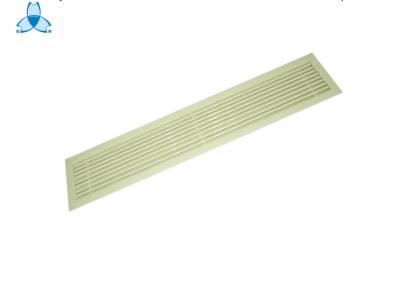 China Linear Bar Return Air Louver Single Deflection Air Grille - 0° / 30° For Industrial Fresh Air for sale