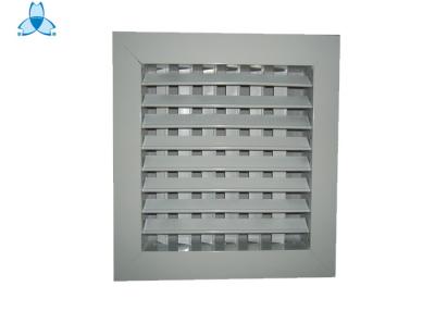 China Aluminum Alloy Return Adjustable Air Vent , Double Deflection Air Grille for sale