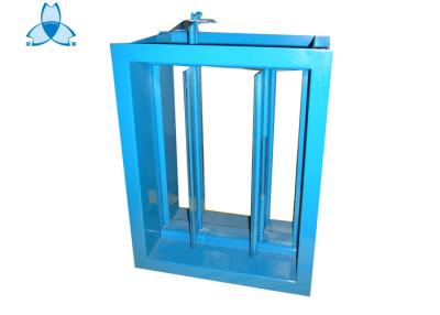 China Rectangle Air Volume Control Damper With Powder Colled Rolled Steel Material for sale
