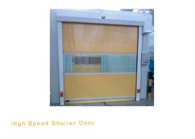 China Antistatische PVChochgeschwindigkeitsfensterladen-Selbsttür/schnelle Geschwindigkeits-Rollen-Tür für Fabrik-Werkstatt zu verkaufen