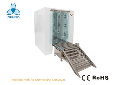 China Anti - Static Pass Box Clean Room And Stainless Steel 304 Conveyor For Passing Goods for sale