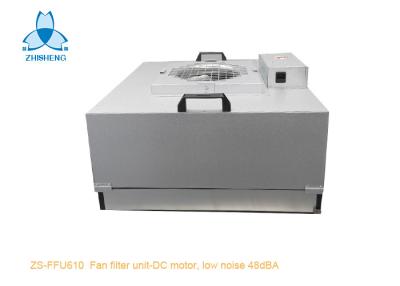 China Coloque la unidad sola de la fan del filtro de FFU para los pies de poco ruido del motor 2x2 de DC del sitio limpio en venta