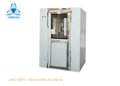 China One Person Mirror SS304 Air Shower Room With UV Light for sale