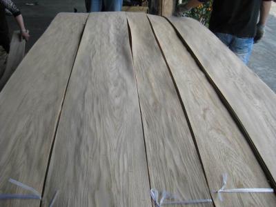 China Sliced Natural Chinese Oak Wood Veneer Sheet for sale