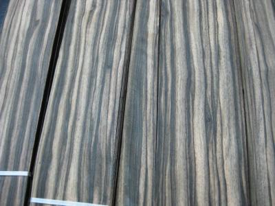 China Sliced Natural Macassar Ebony Wood Veneer Sheet for sale