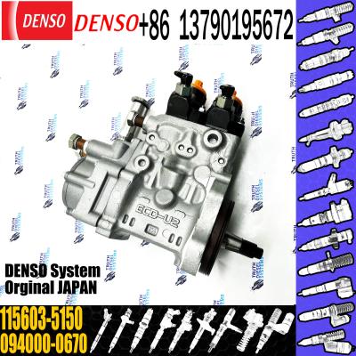 China 115603-5150 1-15603515-0 1156035150 Diesel Engine Fuel Injection Pump 094000-0670 094000-0671 for sale