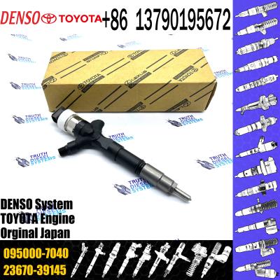 China Common Rail Injector 23670-39145 095000-7040 Injector For TOYOTA 2KD-FTV, D-4D, TRH2 Injector Nozzle 23670-39145 095000- for sale