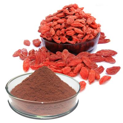 China Organic Goji Berry Extract Powder Freeze Dried Wolfberry Extract Powder for sale