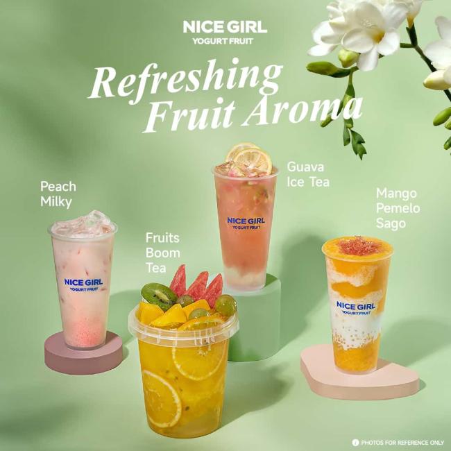 NICE GIRL froyo product display in Malaysia store