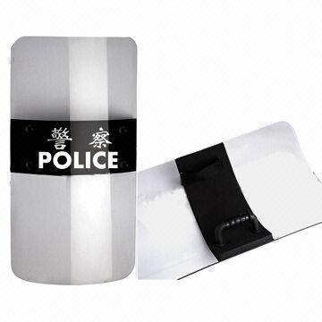China Anti-riot Shield, High Impact-resistant, Iron Handle with Rubber Cover ARS01 for sale