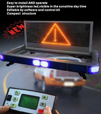 China LED warning display screen signboard for police traffice cars trucks lightbar LCD8000 for sale