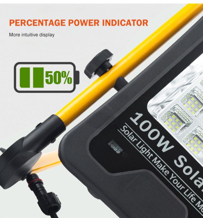 Brightest Ip 66 Exterior 50w 100w 200w Garden Outdoor Solar Led Flood Light Lamp