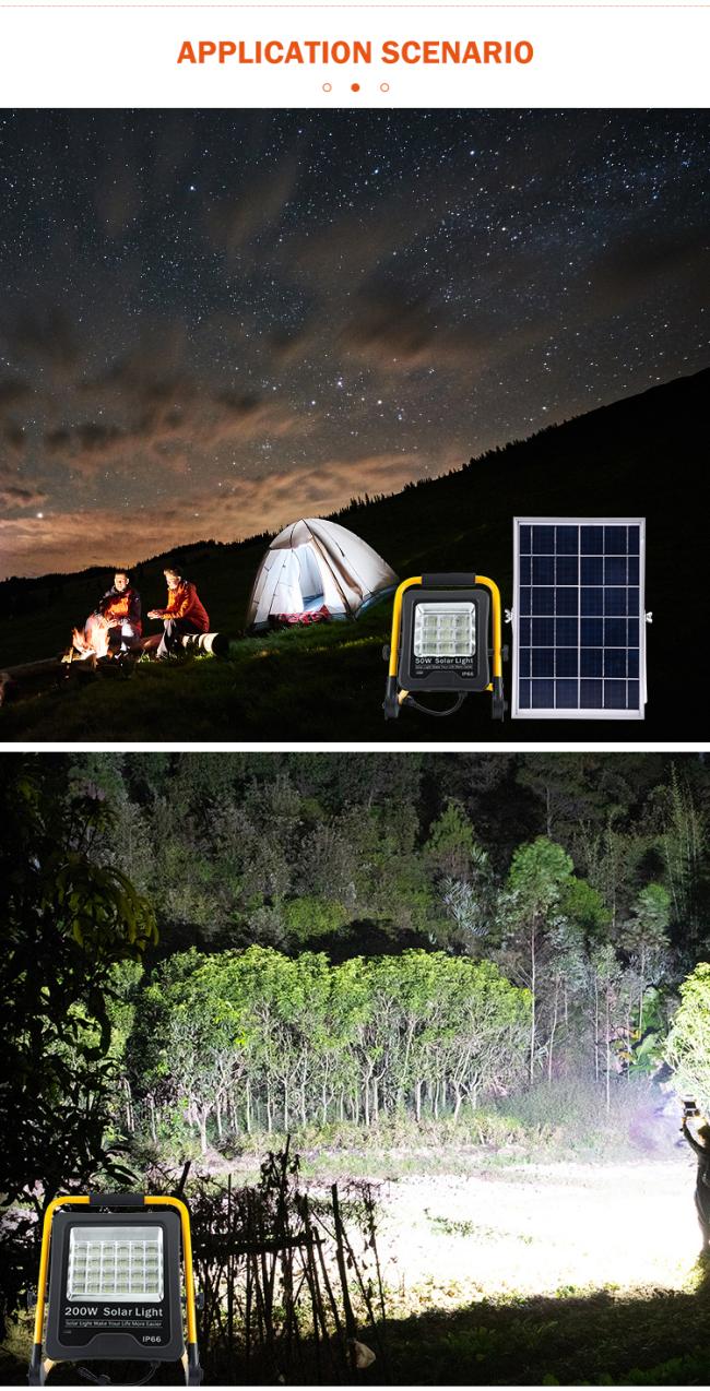 Brightest Ip 66 Exterior 50w 100w 200w Garden Outdoor Solar Led Flood Light Lamp