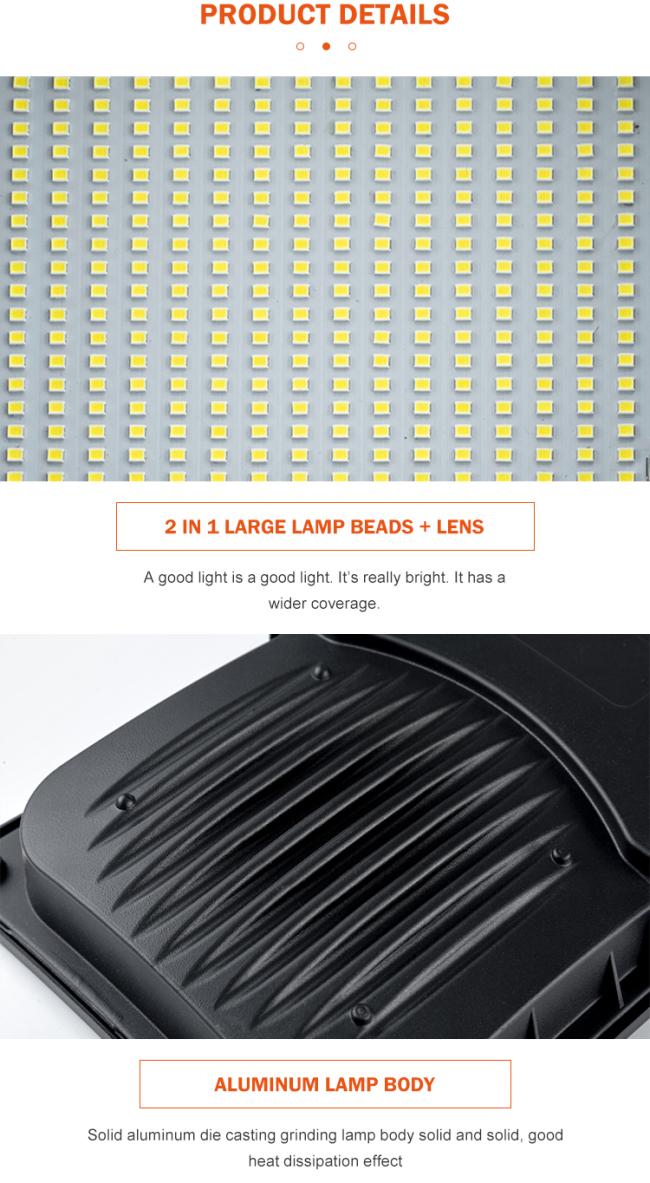Super Bright Red and Blue Flash Waterproof 50 100 200 300 400 500 Watt Solar Led Flood Light