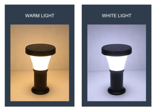 different color light