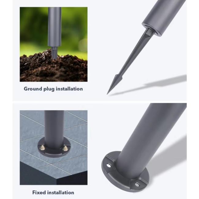 lawn light installation